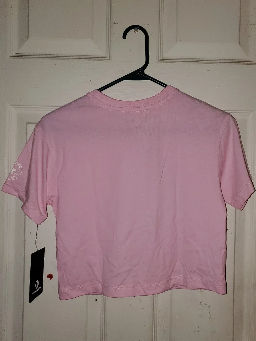 5 for $25 | NWT Converse Big Girls Cherry Blossom Boxy Rose Gold Logo Tee